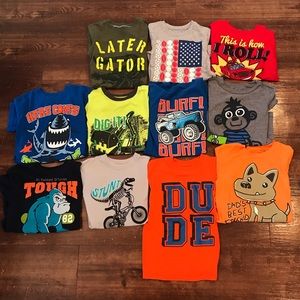 Boys 5T t-shirt lot